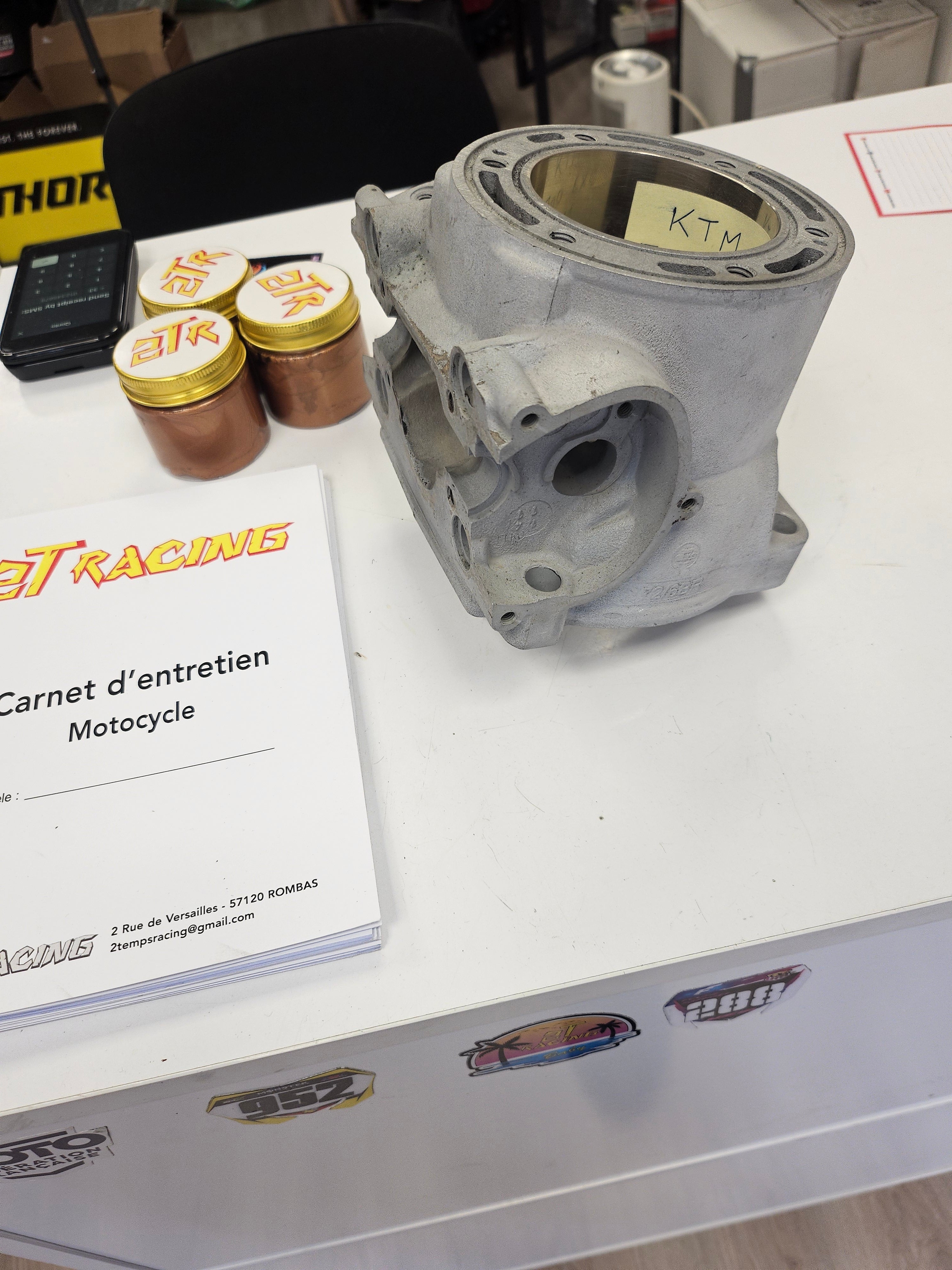 KTM 300 EXC 2011-2016 Kit cylindre reconditionné à neuf + kit piston, joints et cage à aiguilles