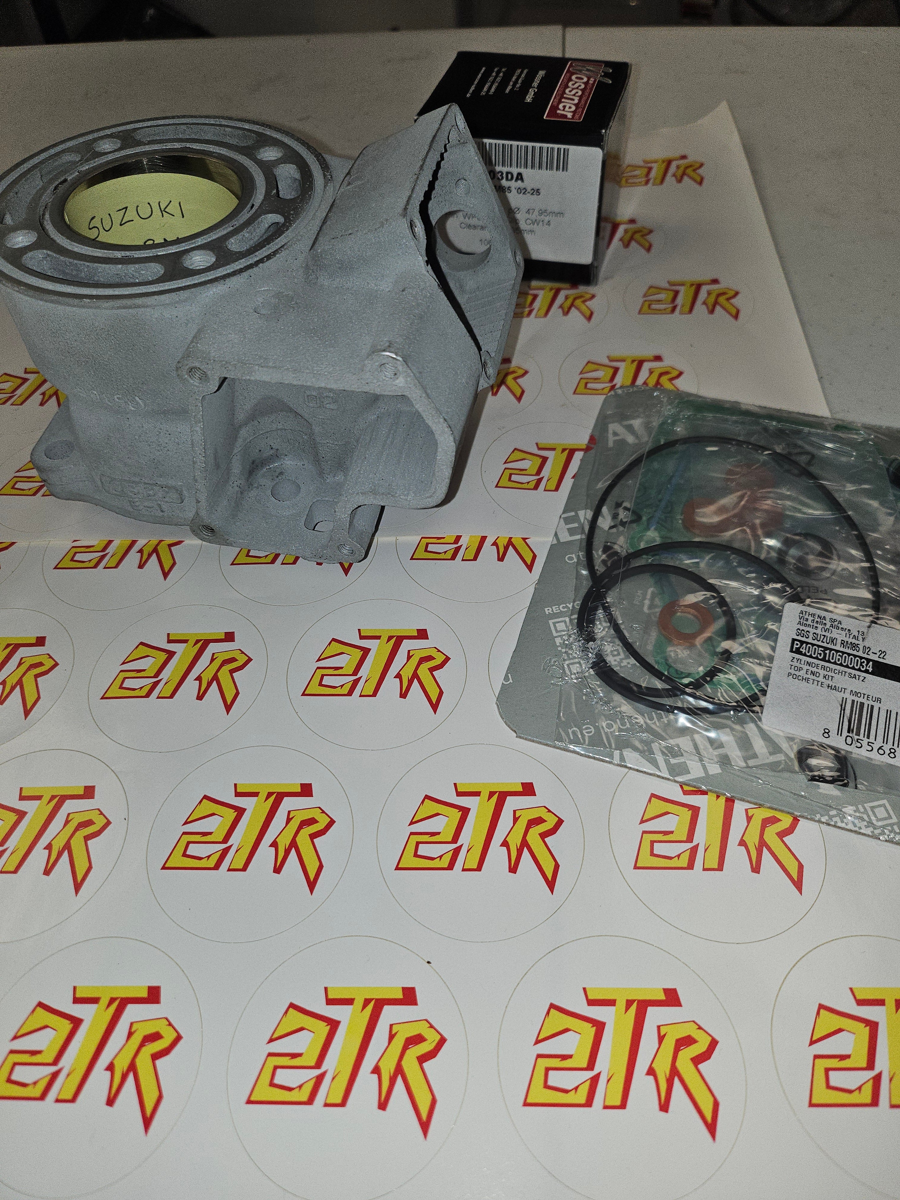 SUZUKI 85 RM 2003-2016 Kit cylindre reconditionné à neuf + kit piston, joints et cage à aiguilles