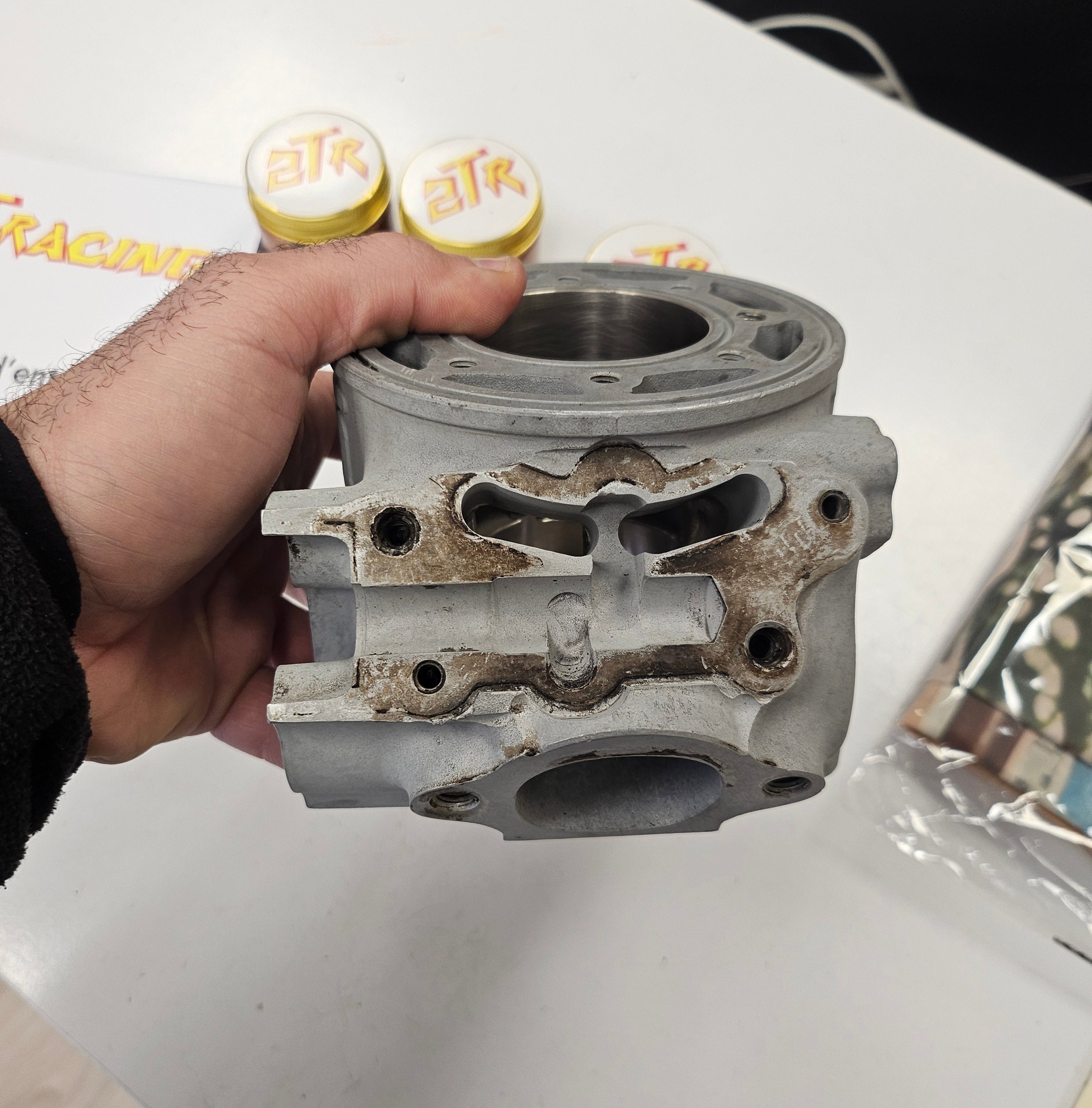 TM Racing 125 MX/EN 2005 Kit cylindre reconditionné à neuf + kit piston, joints et cage à aiguilles