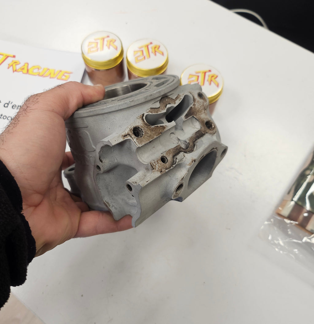 TM Racing 125 MX/EN 2005 Kit cylindre reconditionné à neuf + kit piston, joints et cage à aiguilles