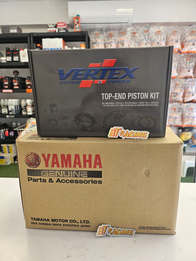 YAMAHA 250 YZ 1999-2026 Cylindre neuf origine+ kit piston, joints et cage à aiguilles